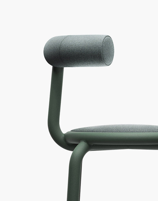 Green fabric chair