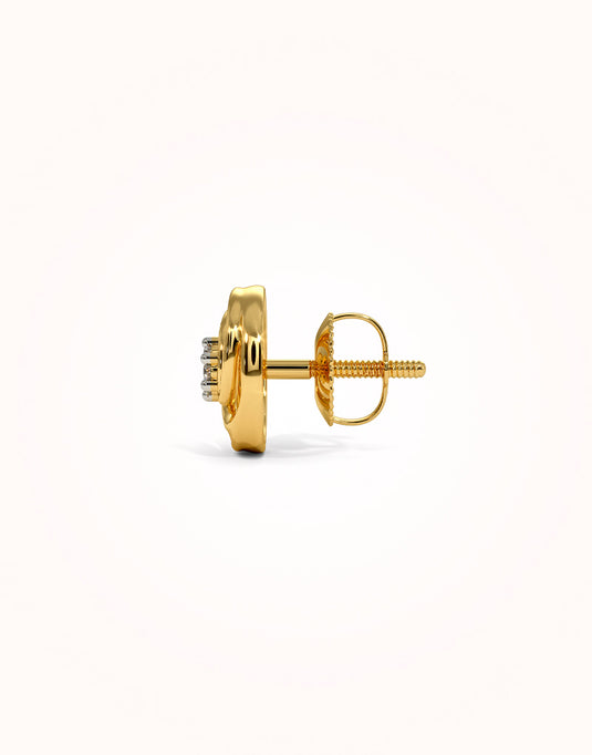Syndria huggie earrings