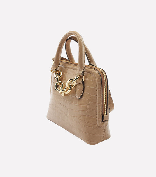 Mini city bag with strap