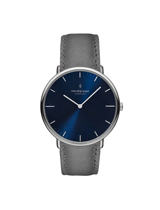 Brown leather watch