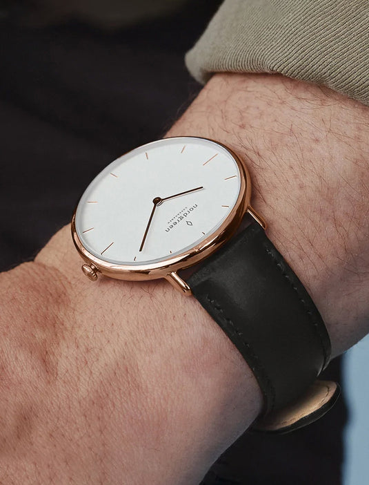 Gold dial watch