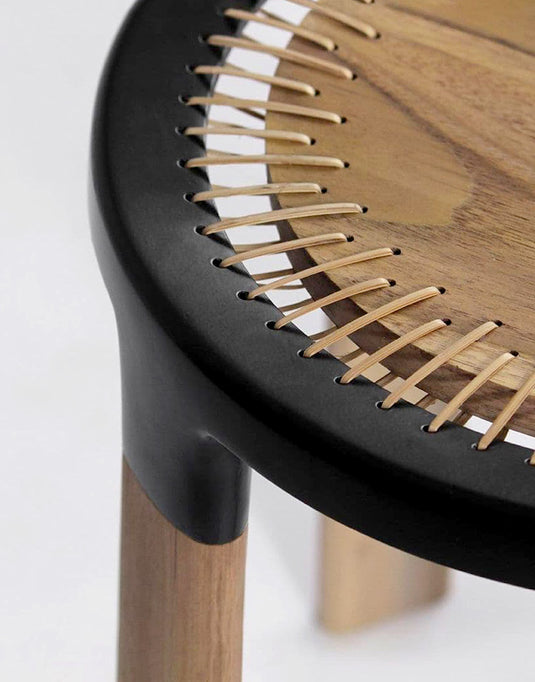 Wood small stool