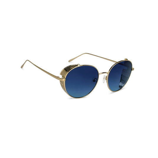 Gold rim sunglasses