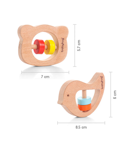 Teething rattle toy