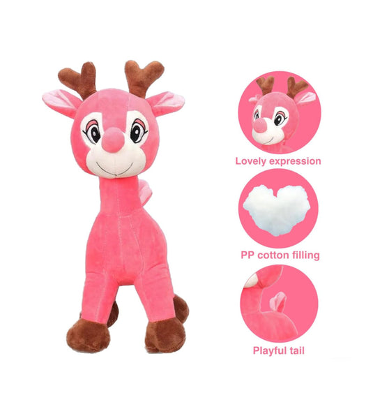 Running deer soft toy