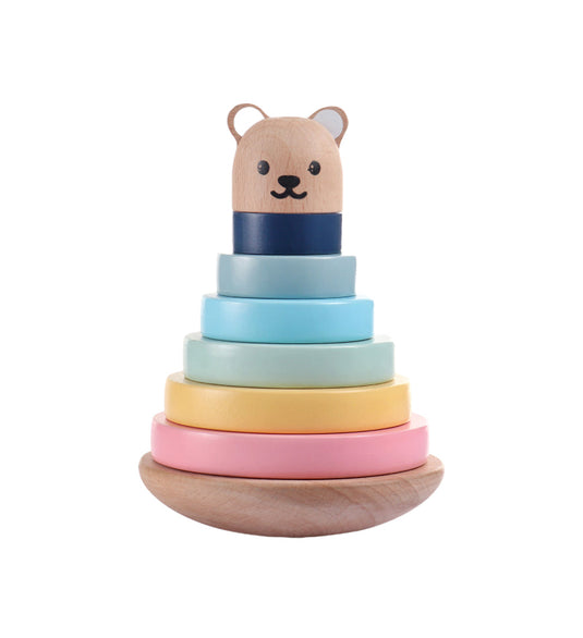 wooden stacking rings