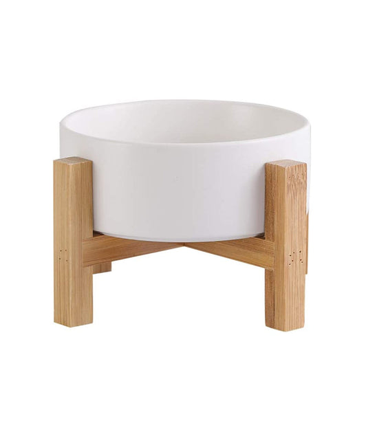 Ceramic elevated bowls