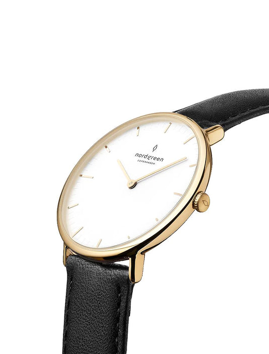 Gold dial watch